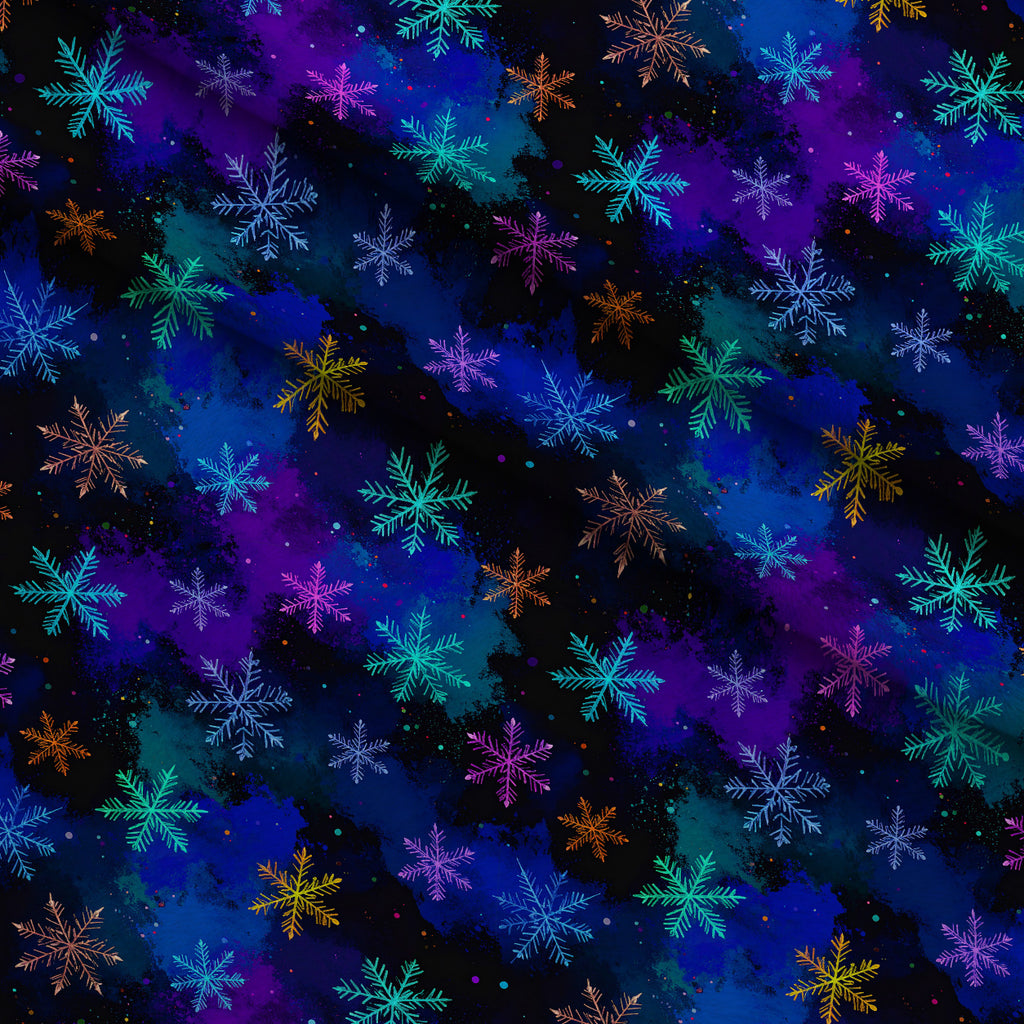 Midnight Merry Lights Pattern 29 Minky Fabric — plush minky folded close-up preview (mv-minky-v1:lying)