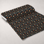 Midnight Monarchs Pattern 2 Minky Fabric — plush minky unrolled bolt preview (mv-minky-v1:bolt)