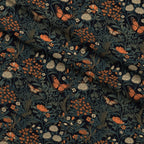 Midnight Monarchs Pattern 9 Minky Fabric — plush minky folded close-up preview (mv-minky-v1:lying)