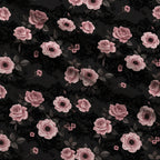 Midnight Rose Court Pattern 14 Minky Fabric — plush minky folded close-up preview (mv-minky-v1:lying)