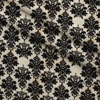 Midnight Rose Court Pattern 15 Minky Fabric — plush minky folded close-up preview (mv-minky-v1:lying)