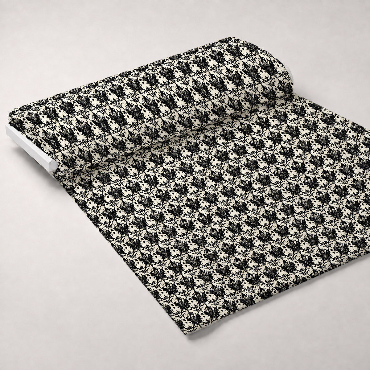 Midnight Rose Court Pattern 16 Minky Fabric — plush minky unrolled bolt preview (mv-minky-v1:bolt)