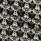 Midnight Rose Court Pattern 16 Minky Fabric — plush minky folded close-up preview (mv-minky-v1:lying)
