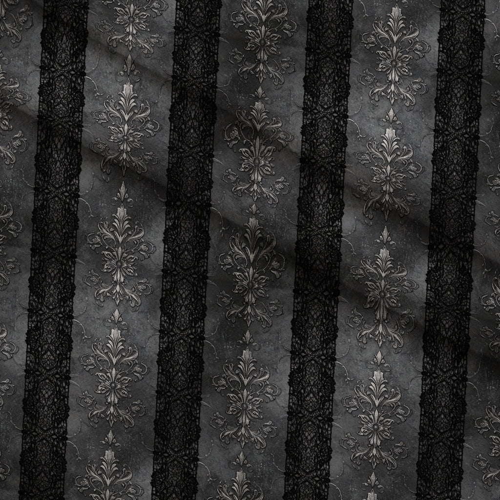 Midnight Rose Court Pattern 5 Minky Fabric — plush minky folded close-up preview (mv-minky-v1:lying)
