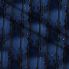 Midnight Rose Court Pattern 7 Minky Fabric — plush minky folded close-up preview (mv-minky-v1:lying)