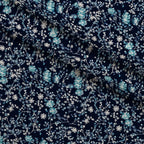 Midnight Snowfall Pattern 1 Minky Fabric — plush minky folded close-up preview (mv-minky-v1:lying)