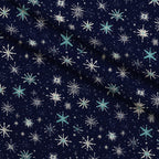 Midnight Snowfall Pattern 10 Minky Fabric — plush minky folded close-up preview (mv-minky-v1:lying)