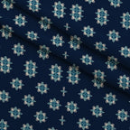 Midnight Snowfall Pattern 11 Minky Fabric — plush minky folded close-up preview (mv-minky-v1:lying)