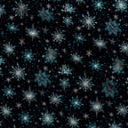 Midnight Snowfall Pattern 2 Minky Fabric — plush minky folded close-up preview (mv-minky-v1:lying)
