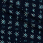 Midnight Snowfall Pattern 6 Minky Fabric — plush minky folded close-up preview (mv-minky-v1:lying)