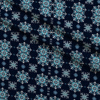 Midnight Snowfall Pattern 9 Minky Fabric — plush minky folded close-up preview (mv-minky-v1:lying)