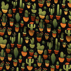 Midnight Succulents Pattern 1 Minky Fabric — plush minky folded close-up preview (mv-minky-v1:lying)