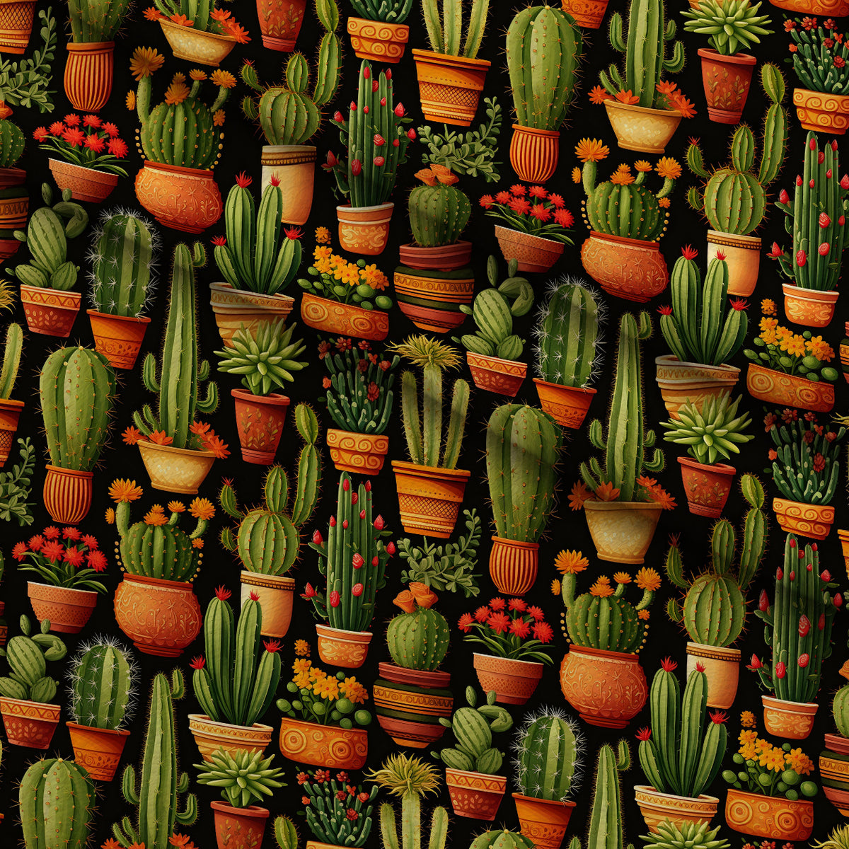 Midnight Succulents Pattern 7 Minky Fabric — plush minky folded close-up preview (mv-minky-v1:lying)