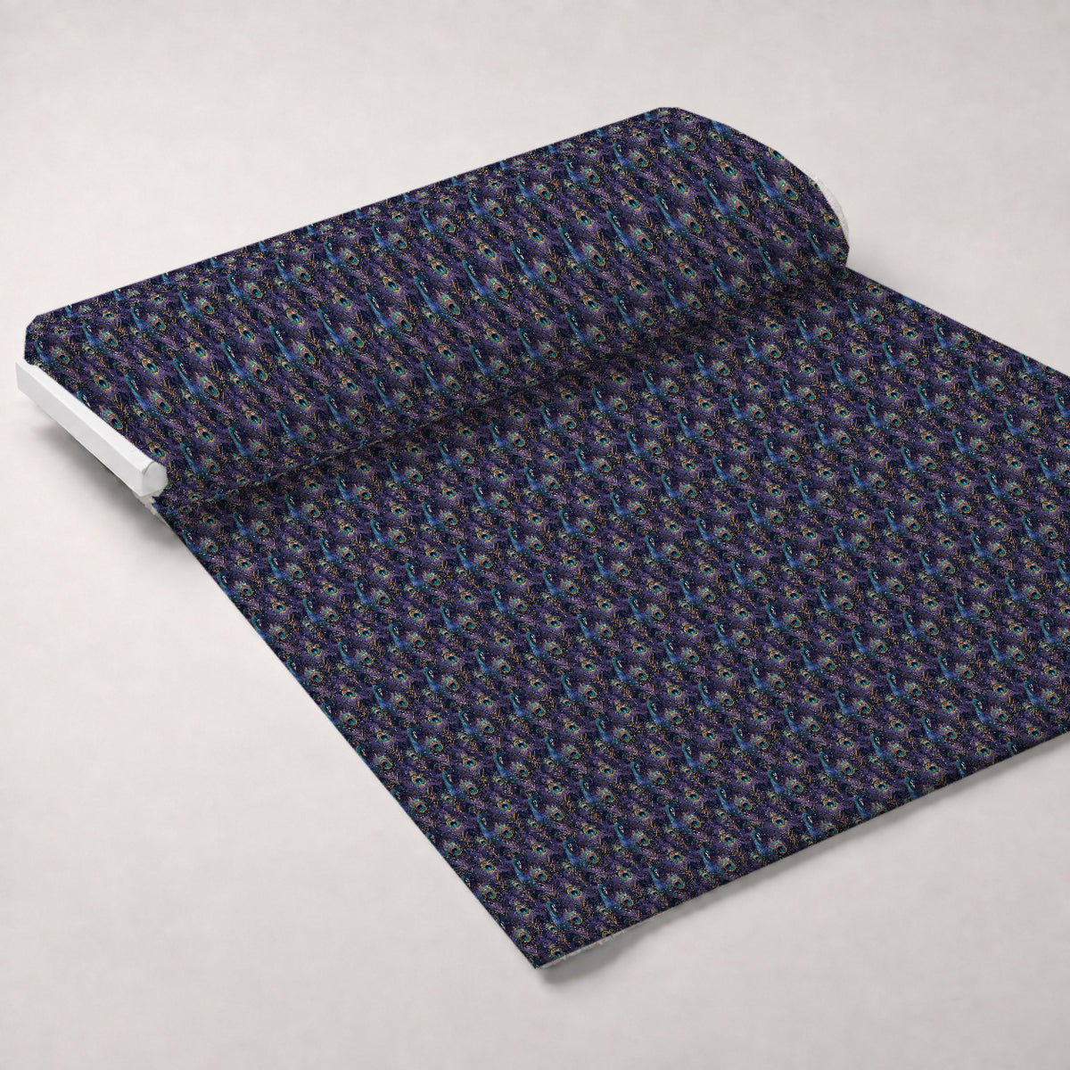 Midnight Sunflowers Pattern 6 Minky Fabric — plush minky unrolled bolt preview (mv-minky-v1:bolt)