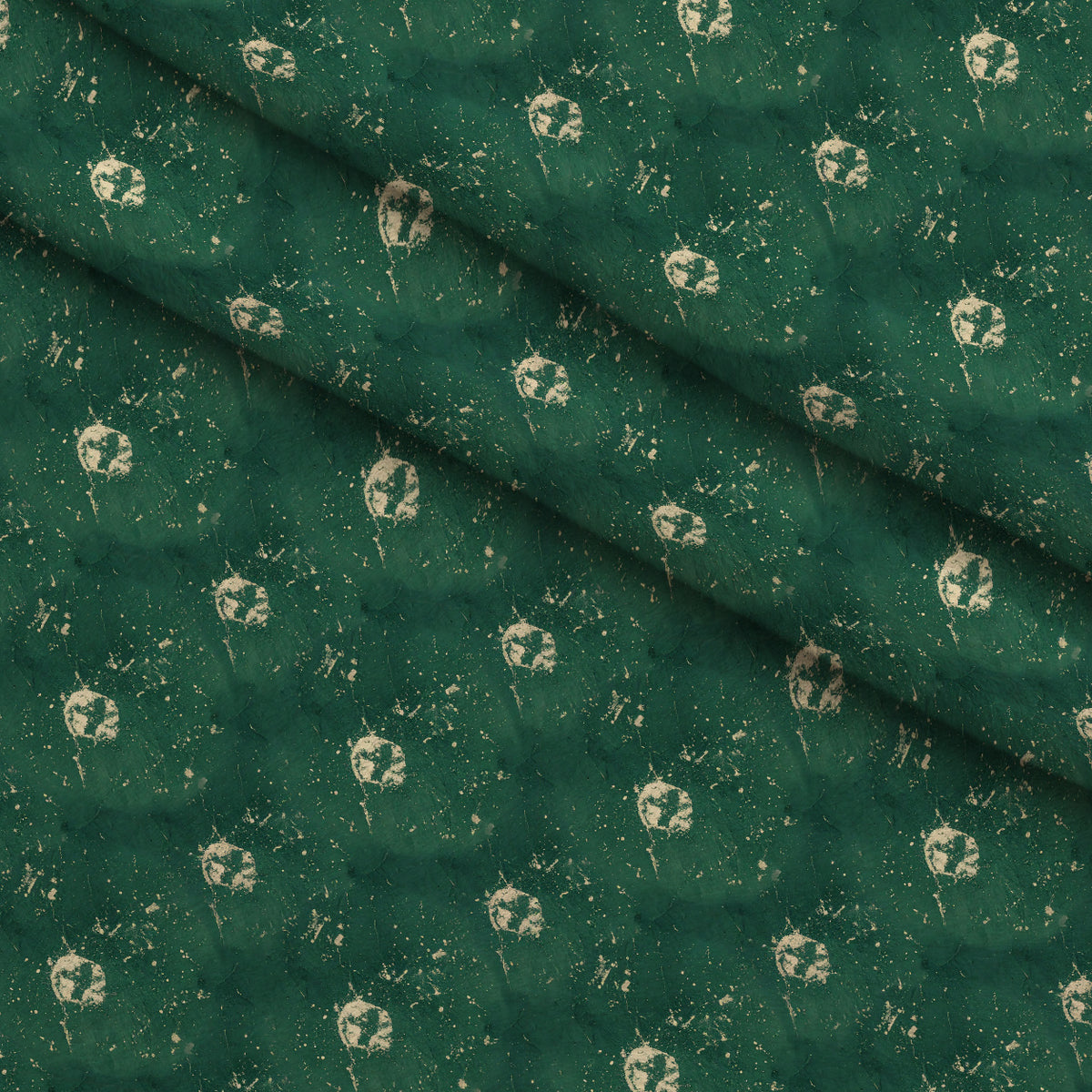 Mistletoe Pup Parade Pattern 10 Minky Fabric — plush minky folded close-up preview (mv-minky-v1:lying)