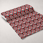 Mistletoe Pup Parade Pattern 6 Minky Fabric — plush minky unrolled bolt preview (mv-minky-v1:bolt)