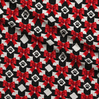 Mistletoe Pup Parade Pattern 7 Minky Fabric — plush minky folded close-up preview (mv-minky-v1:lying)