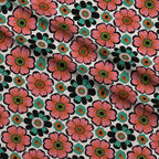 Mod Petal Pop Pattern 20 Minky Fabric — plush minky folded close-up preview (mv-minky-v1:lying)