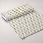 Mod Petal Pop Pattern 23 Minky Fabric — plush minky unrolled bolt preview (mv-minky-v1:bolt)