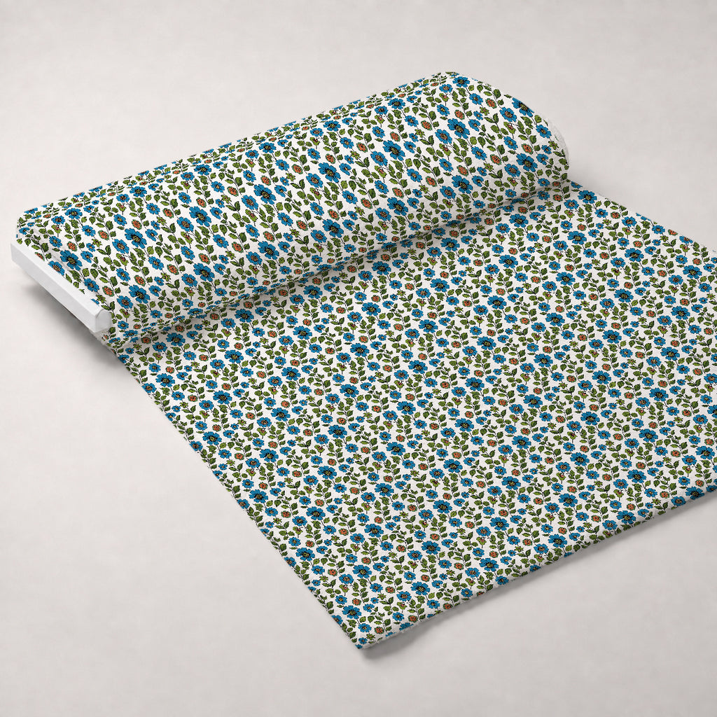 Mod Petal Pop Pattern 25 Minky Fabric — plush minky unrolled bolt preview (mv-minky-v1:bolt)