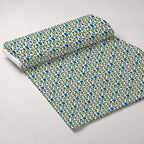 Mod Petal Pop Pattern 25 Minky Fabric — plush minky unrolled bolt preview (mv-minky-v1:bolt)