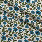 Mod Petal Pop Pattern 25 Minky Fabric — plush minky folded close-up preview (mv-minky-v1:lying)