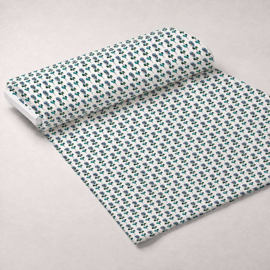 Mod Petal Pop Pattern 28 Minky Fabric — plush minky unrolled bolt preview (mv-minky-v1:bolt)