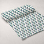 Mod Petal Pop Pattern 28 Minky Fabric — plush minky unrolled bolt preview (mv-minky-v1:bolt)