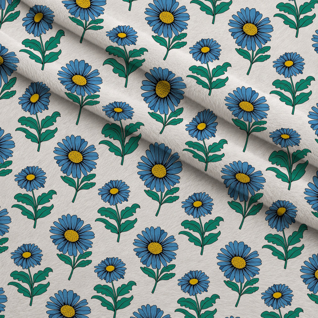Mod Petal Pop Pattern 5 Minky Fabric — plush minky folded close-up preview (mv-minky-v1:lying)