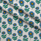 Mod Petal Pop Pattern 5 Minky Fabric — plush minky folded close-up preview (mv-minky-v1:lying)