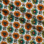 Mod Petal Pop Pattern 6 Minky Fabric — plush minky folded close-up preview (mv-minky-v1:lying)