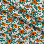 Mod Petal Pop Pattern 8 Minky Fabric — plush minky folded close-up preview (mv-minky-v1:lying)