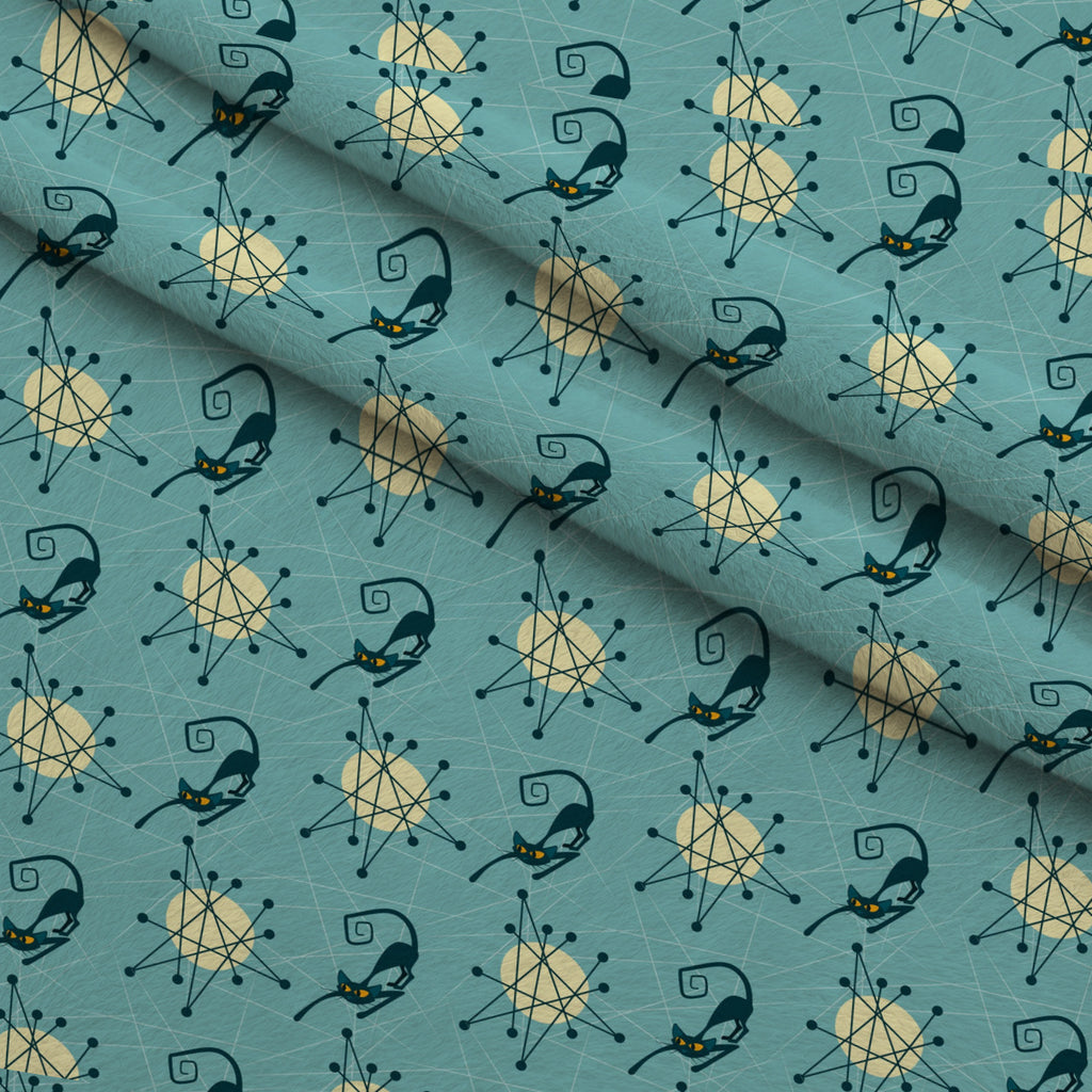 Mod Whiskers Pattern 2 Minky Fabric — plush minky folded close-up preview (mv-minky-v1:lying)