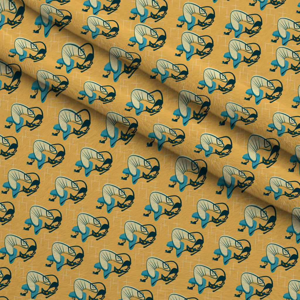 Mod Whiskers Pattern 7 Minky Fabric — plush minky folded close-up preview (mv-minky-v1:lying)