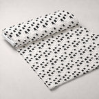 Monochrome Meows Pattern 9 Minky Fabric — plush minky unrolled bolt preview (mv-minky-v1:bolt)