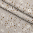 Moonlit Botanical Pattern 1 Minky Fabric — plush minky folded close-up preview (mv-minky-v1:lying)