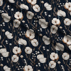 Moonlit Botanical Pattern 2 Minky Fabric — plush minky folded close-up preview (mv-minky-v1:lying)