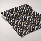Moonlit Botanical Pattern 9 Minky Fabric — plush minky unrolled bolt preview (mv-minky-v1:bolt)