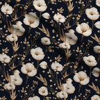 Moonlit Botanical Pattern 9 Minky Fabric — plush minky folded close-up preview (mv-minky-v1:lying)