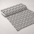 Moonlit Botanical Sketches Pattern 1 Minky Fabric — plush minky unrolled bolt preview (mv-minky-v1:bolt)