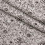 Moonlit Botanical Sketches Pattern 10 Minky Fabric — plush minky folded close-up preview (mv-minky-v1:lying)