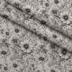 Moonlit Botanical Sketches Pattern 11 Minky Fabric — plush minky folded close-up preview (mv-minky-v1:lying)