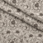 Moonlit Botanical Sketches Pattern 18 Minky Fabric — plush minky folded close-up preview (mv-minky-v1:lying)