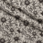 Moonlit Botanical Sketches Pattern 3 Minky Fabric — plush minky folded close-up preview (mv-minky-v1:lying)