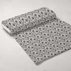 Moonlit Botanical Sketches Pattern 4 Minky Fabric — plush minky unrolled bolt preview (mv-minky-v1:bolt)