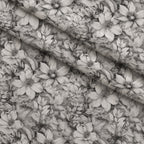Moonlit Botanical Sketches Pattern 5 Minky Fabric — plush minky folded close-up preview (mv-minky-v1:lying)