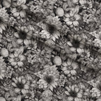 Moonlit Botanical Sketches Pattern 6 Minky Fabric — plush minky folded close-up preview (mv-minky-v1:lying)
