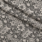Moonlit Botanical Sketches Pattern 8 Minky Fabric — plush minky folded close-up preview (mv-minky-v1:lying)