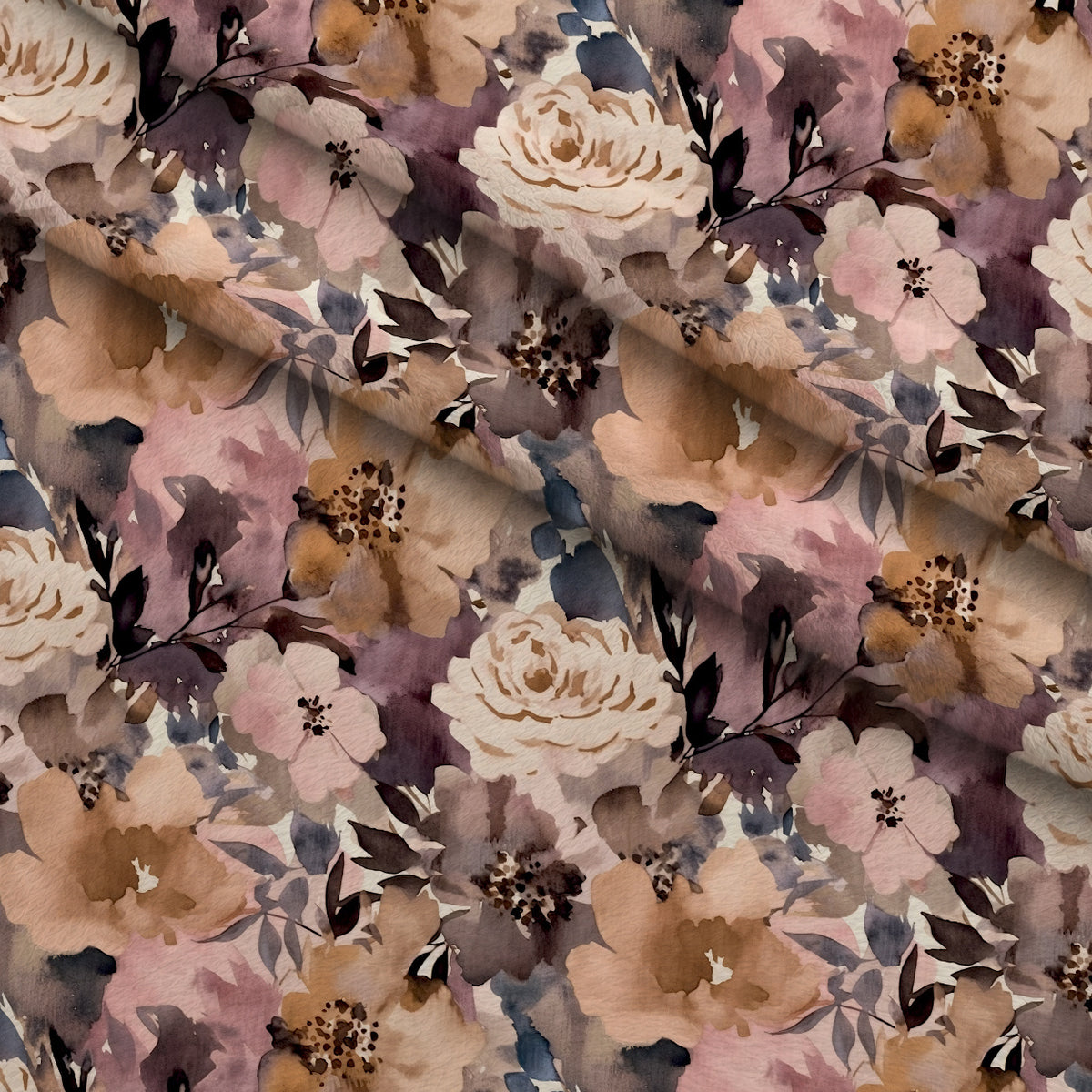 Moonlit Garden Reverie Pattern 1 Minky Fabric — plush minky folded close-up preview (mv-minky-v1:lying)