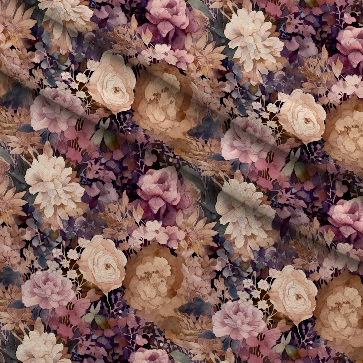 Moonlit Garden Reverie Pattern 12 Minky Fabric — plush minky folded close-up preview (mv-minky-v1:lying)